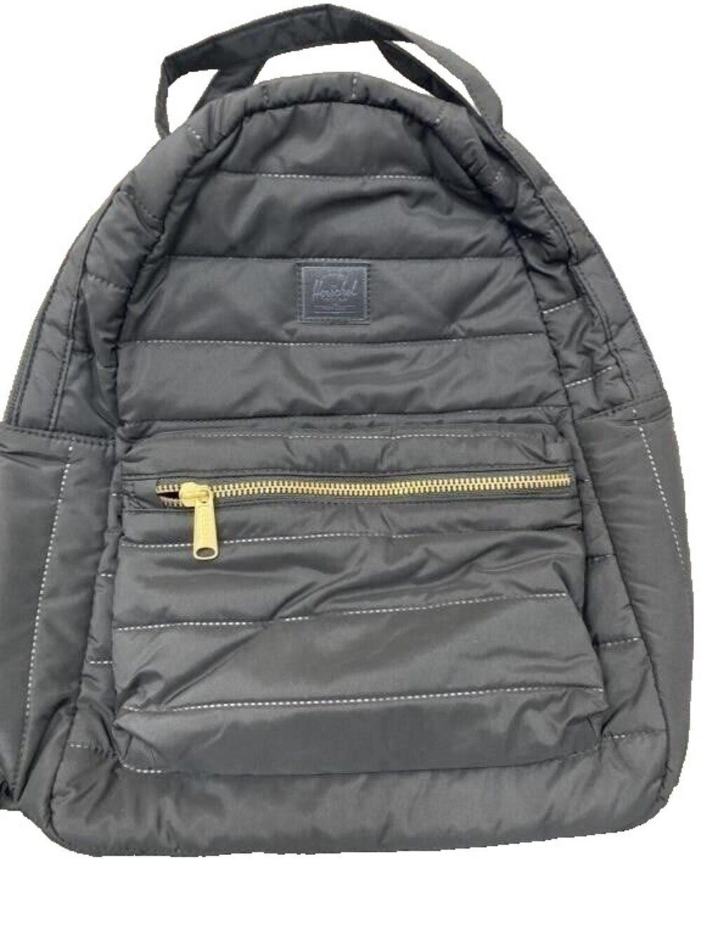 Herschel Supply Black Quilted Backpack Purse 16” X 12” Clean Condition, 1 Flaw